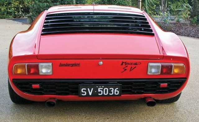Lamborghini Miura SV del 1972