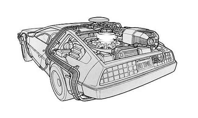 La DeLorean di 