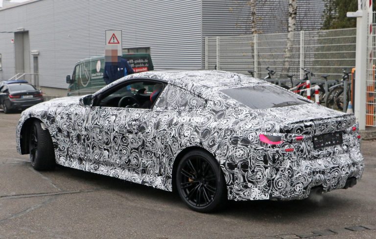 BMW M4 Coupé 2020, le foto spia