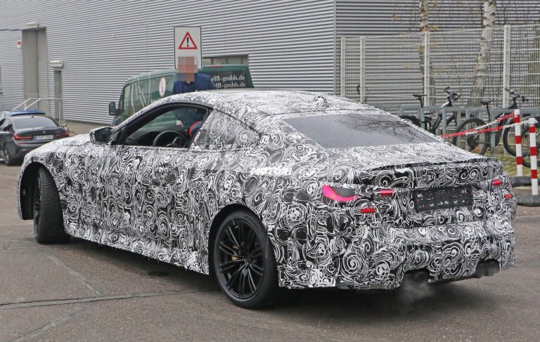 BMW M4 Coupé 2020, le foto spia