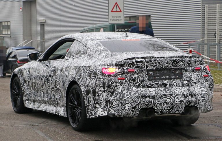 BMW M4 Coupé 2020, le foto spia