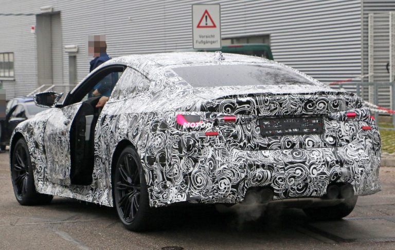 BMW M4 Coupé 2020, le foto spia