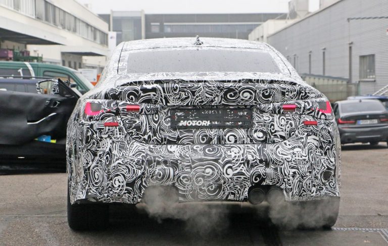 BMW M4 Coupé 2020, le foto spia