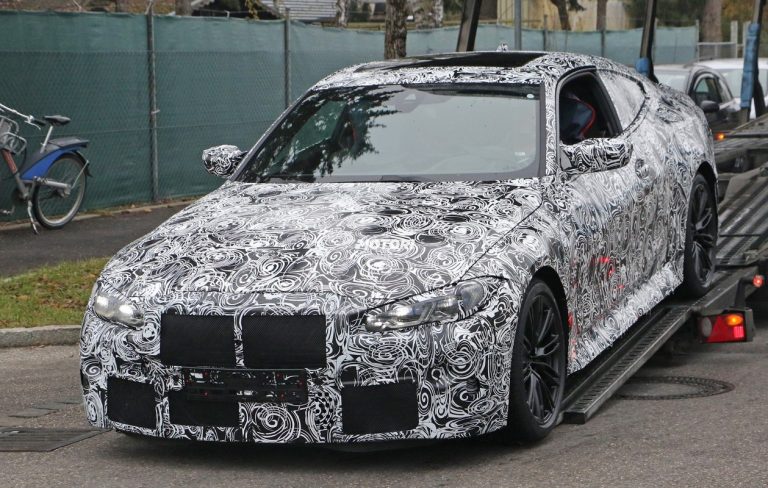 BMW M4 Coupé 2020, le foto spia