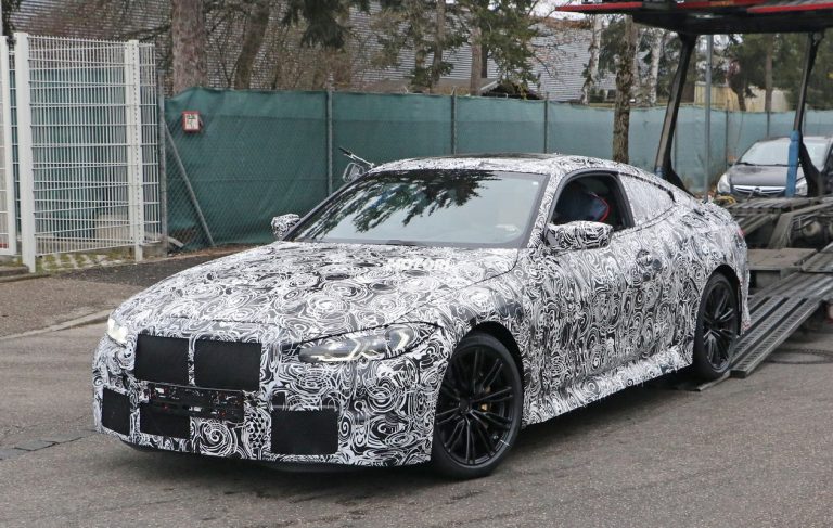 BMW M4 Coupé 2020, le foto spia
