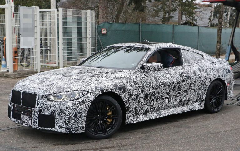 BMW M4 Coupé 2020, le foto spia
