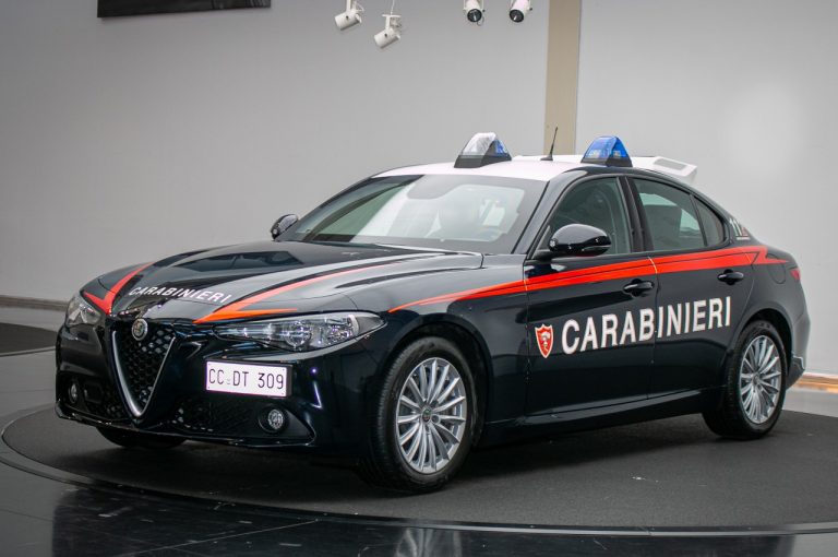 Alfa Romeo Giulia Carabinieri 2021: immagini ufficiali
